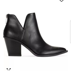 Wild Pair Sleek Black Ankle Booties